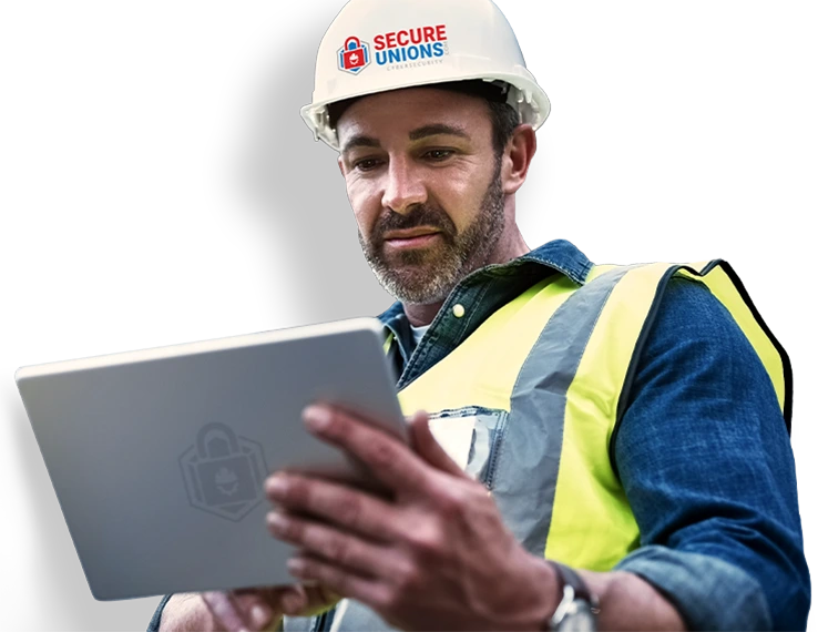 Union member using SecureUnion tech